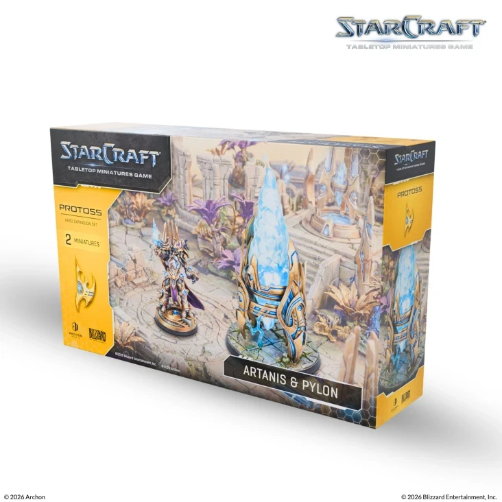 StarCraft The Miniatures Game - Artanis & Pylon - Protos - Expansion Set - PRZEDSPRZEDAŻ.webp