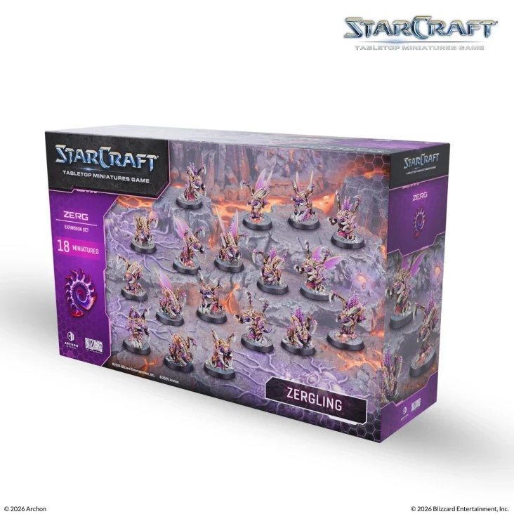 StarCraft The Miniatures Game - Queen - Zergling - Expansion Set - PRZEDSPRZEDAŻ.webp