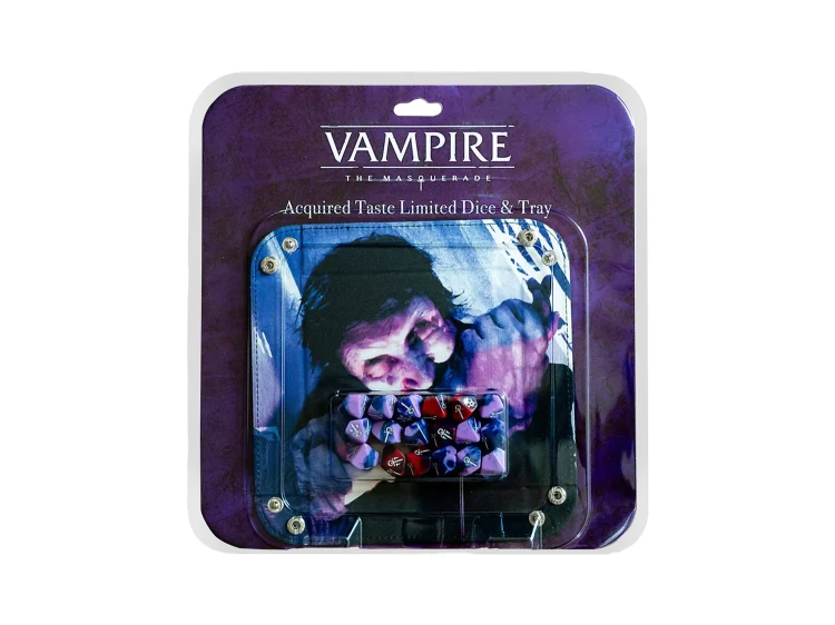 Wampir Maskarada Acquired Taste Limited Dice & Tray1.webp