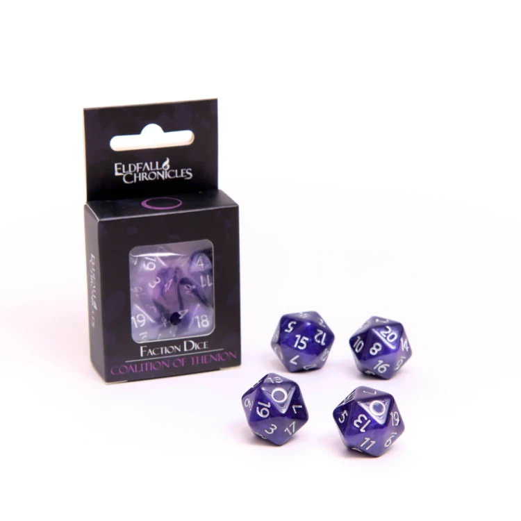 Eldfall Chronicles - Faction Dice Set - Coalition of Theion.webp