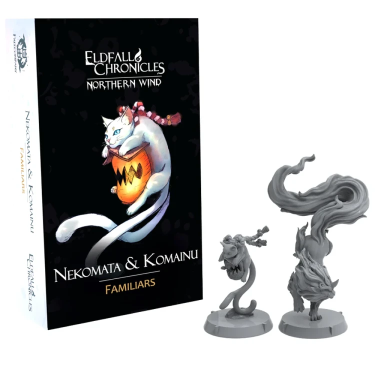 Eldfall Chronicles - Familiars - Nekomata & Komainu.webp