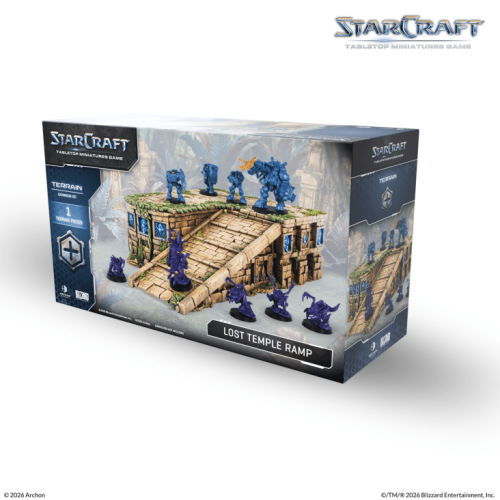 StarCraft The Miniatures Game - Lost Temple Ramp - Terrain Expansion Set1.png