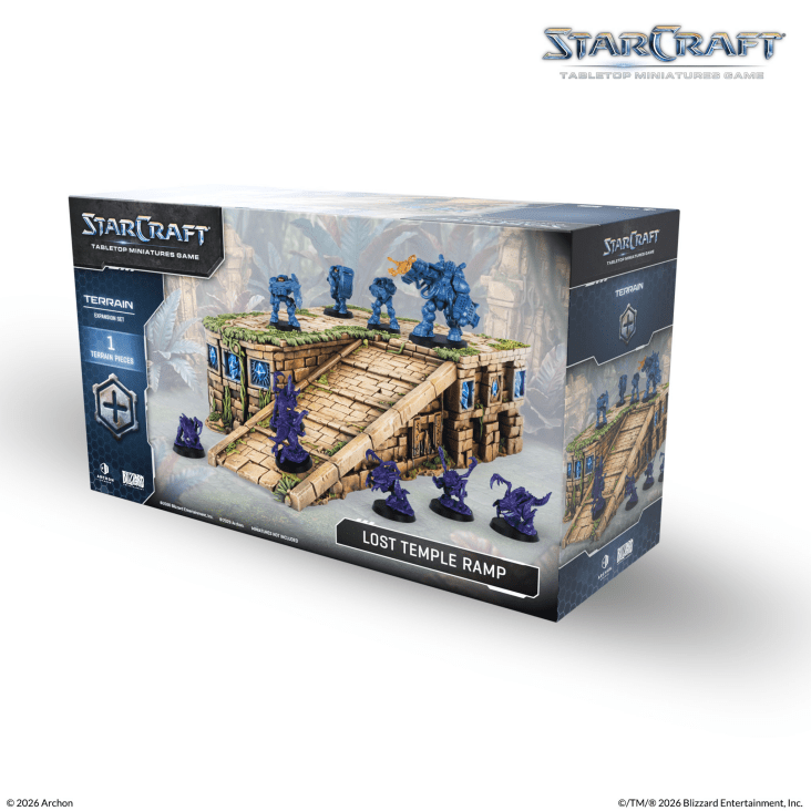 StarCraft The Miniatures Game - Lost Temple Ramp - Terrain Expansion Set1.png