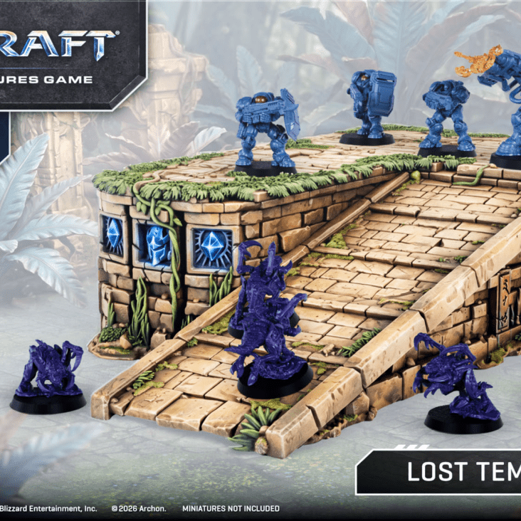 StarCraft The Miniatures Game - Lost Temple Ramp - Terrain Expansion Set4.png