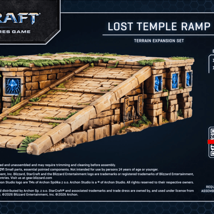 StarCraft The Miniatures Game - Lost Temple Ramp - Terrain Expansion Set5.png